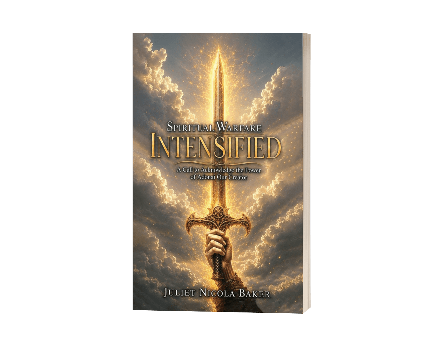 Spiritual Warfare Intensified Book Cover Mockup